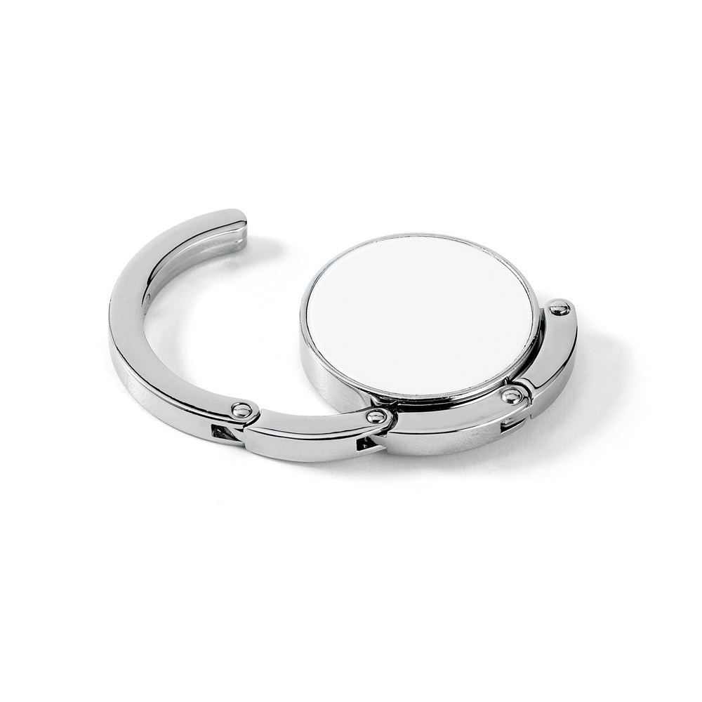 FLORENCE. Stabiler Handtaschenhalter aus Metall - Weiß