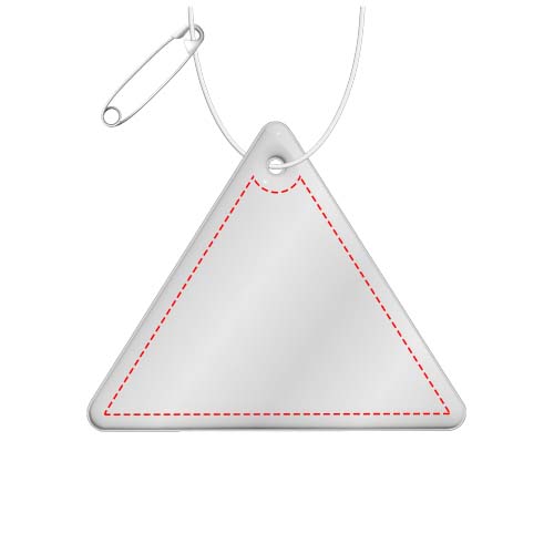 RFX™ H-12 Dreieckiger reflektierender PVC-Anhänger