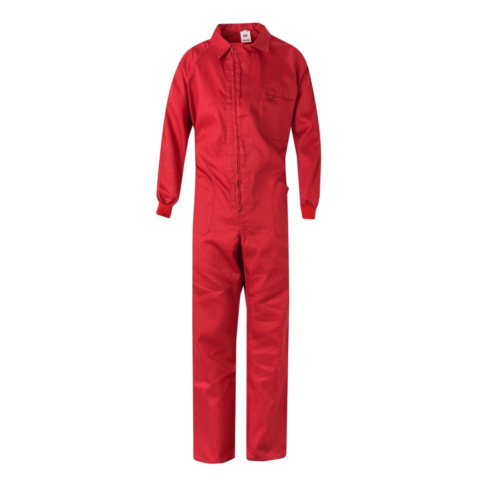 VL YAMA. Arbeitsanzug (200g/m²), in Baumwolle (35%) und Polyester (65%) - Rot