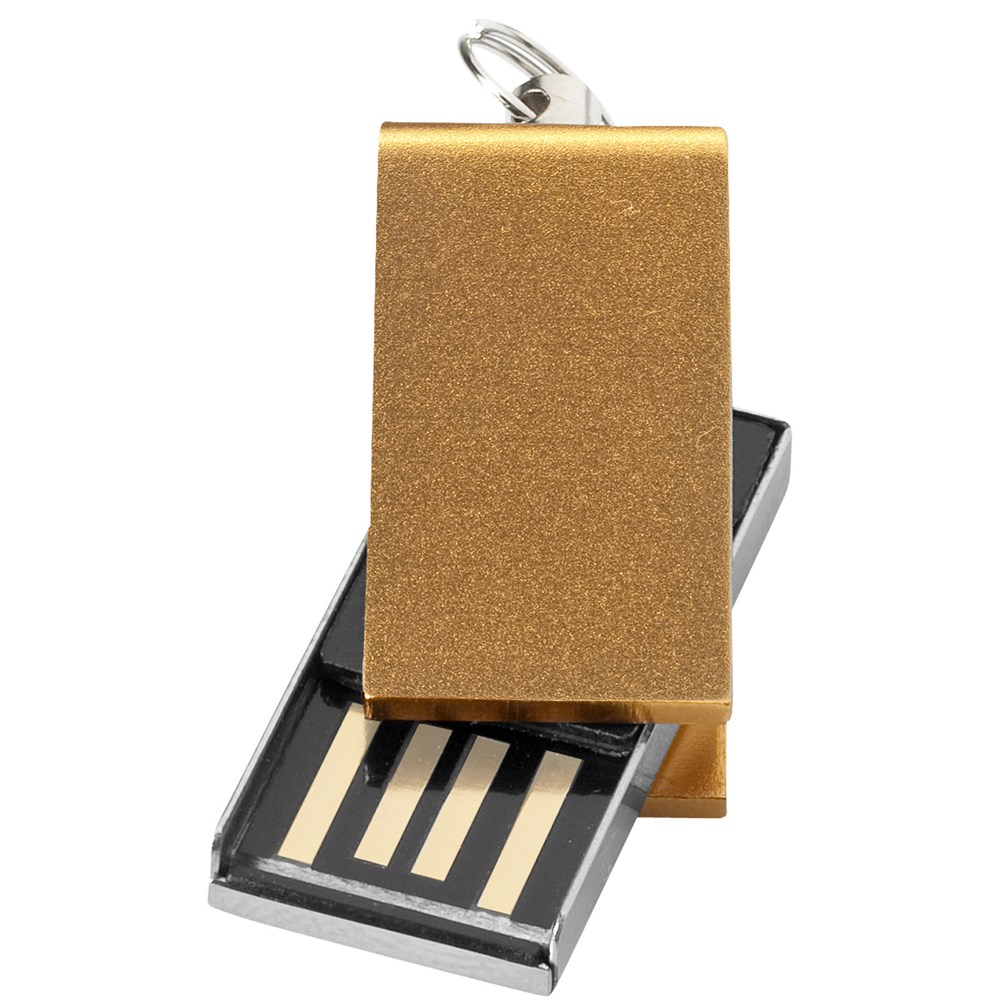 Mini Rotate USB-Stick - gold