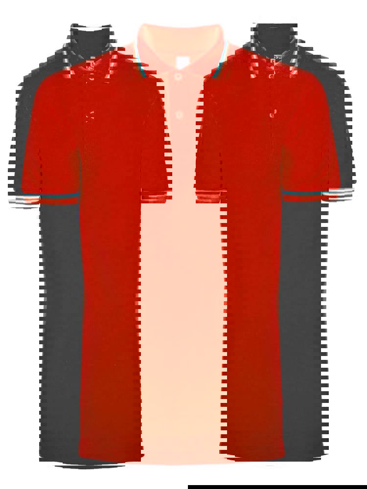 BS Italy Polo, 200 gr/m² - Rot (PMS 186c)