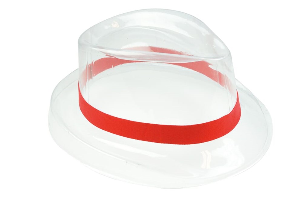 Elastisches Hutband - Rot (PMS 199c) / Rot