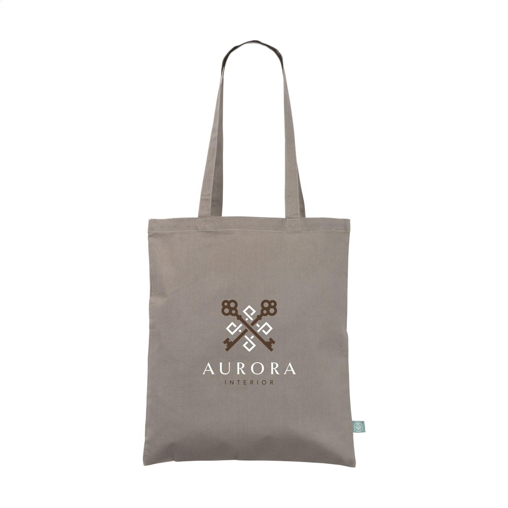 Organic Cotton Shopper Colour (140 g/m²) Tasche - grau (± PMS Cool Gray 9C)
