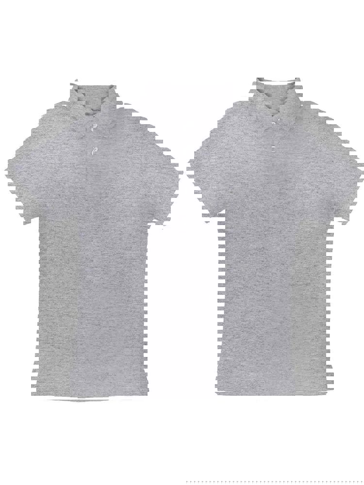 BS Evolution Kinder Polo, 180 gr/m² - Grau-meliert (PMS Cool Grey 7C)