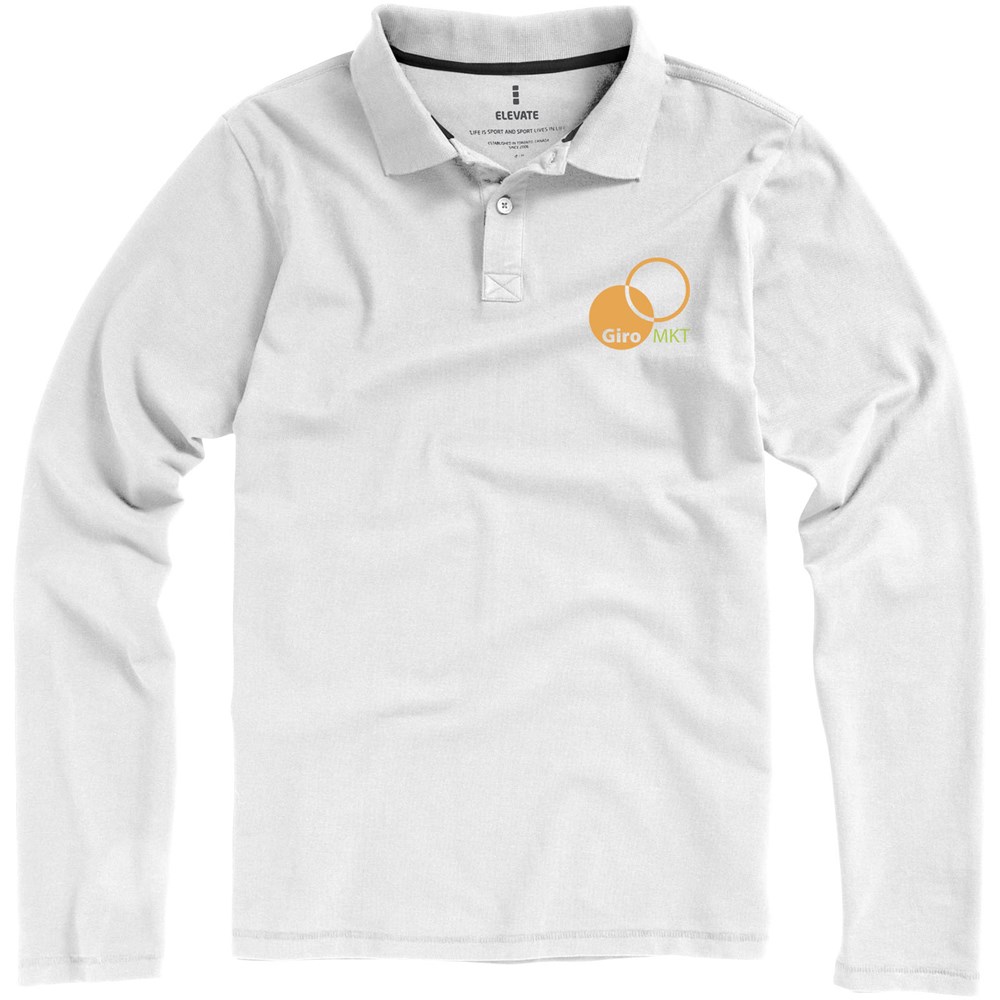 Oakville Langarm Poloshirt für Herren