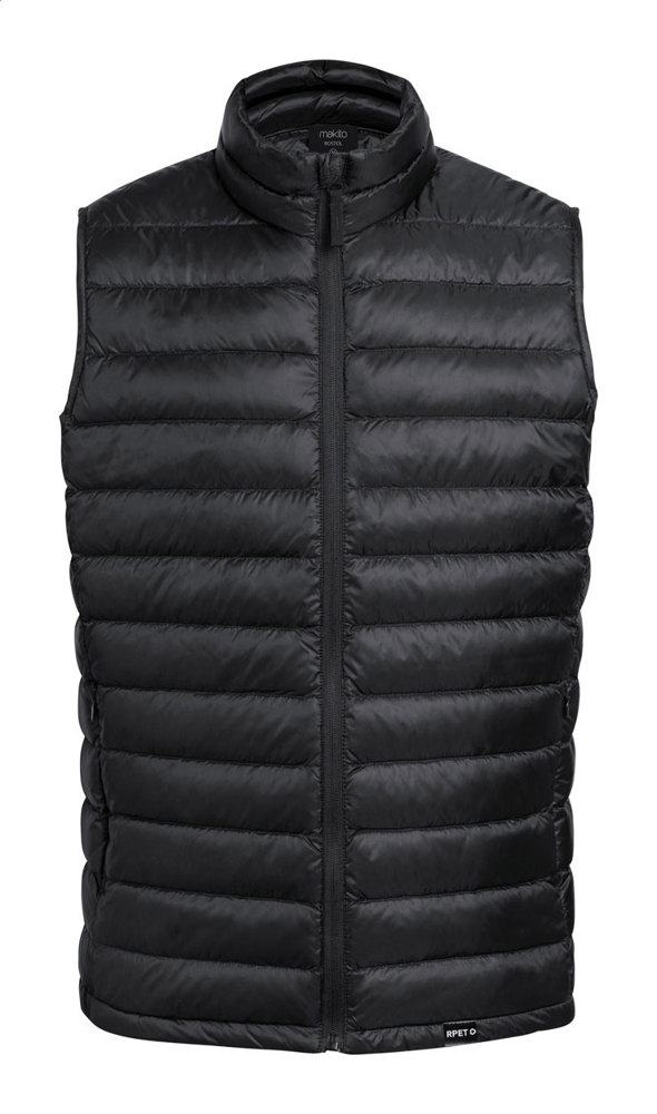 Vespa - Bodywarmer-Weste aus RPET - Schwarz
