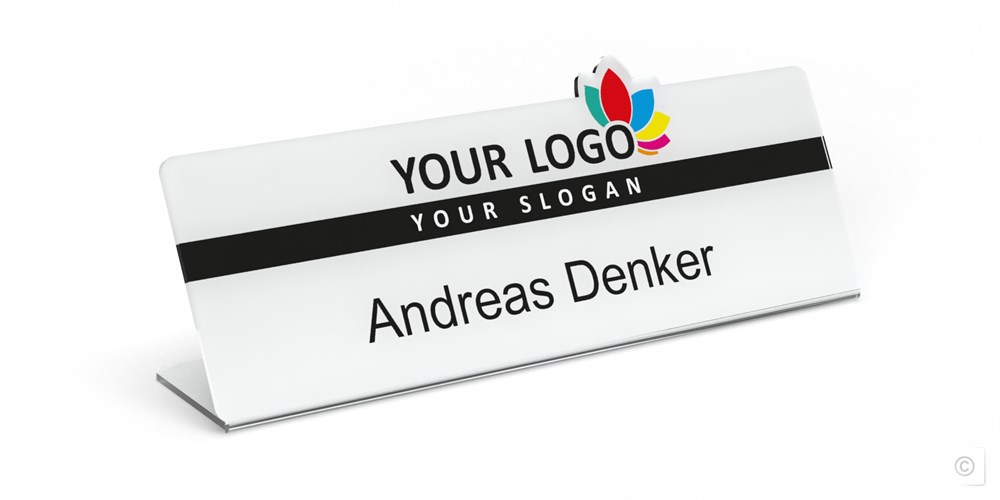 Tisch-Namensschild LaserContur | Exklusiv