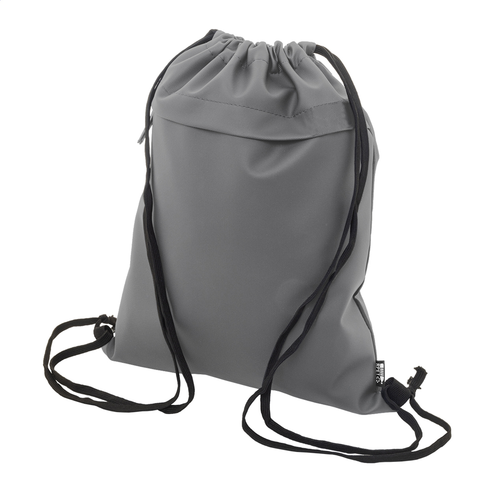 Pudrow - RPET drawstring bag - Grau