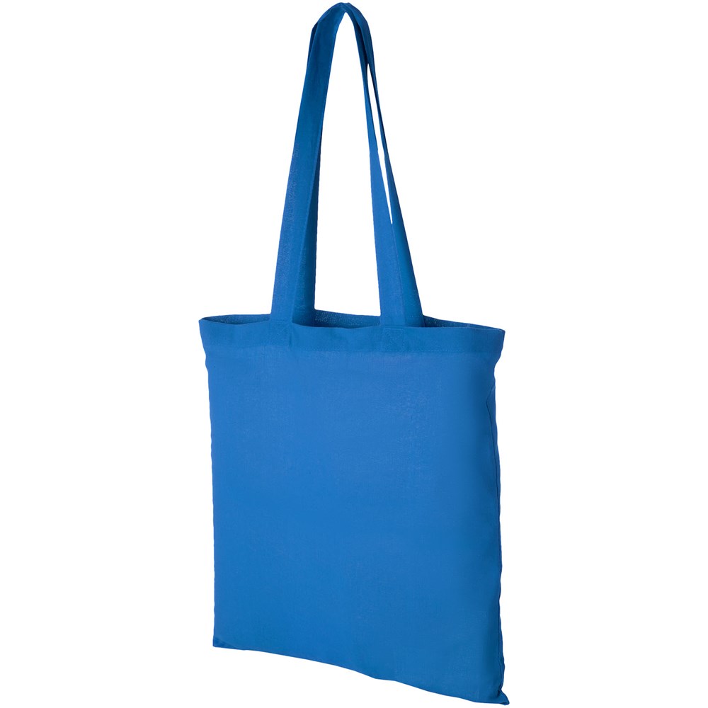 Peru 180 g/m² Baumwoll Tragetasche 7L - processblau