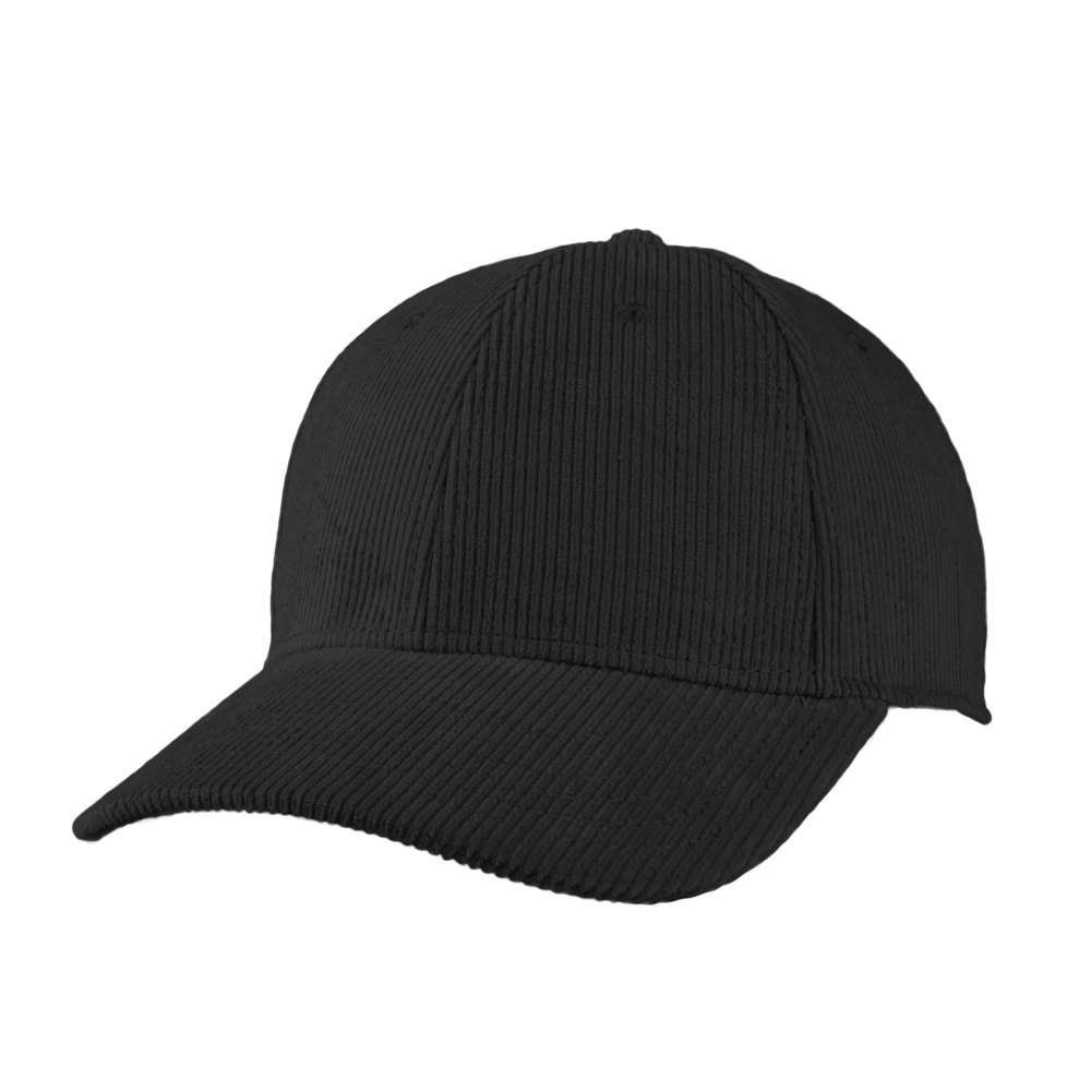 Luxury Fine Rib Cap Schwarz