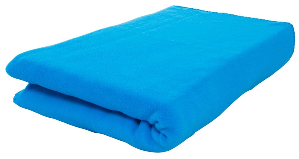 Fleecedecke 150x120 cm, 250 g/m² - Mittelblau (2191C) / Mittelblau