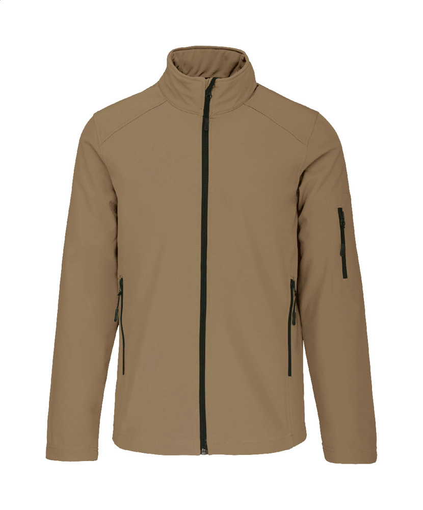KA401 - Dreilagige Softshelljacke - Braun