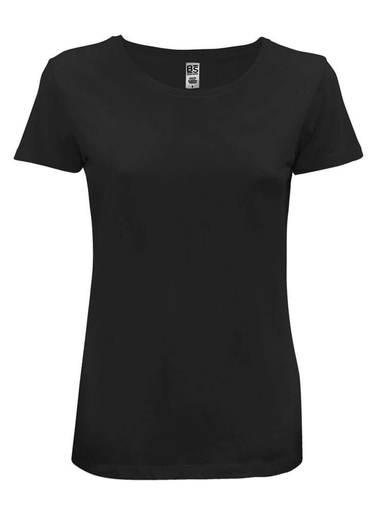 BS Evolution Damen T-Shirt, 150 gr/m² - Schwarz
