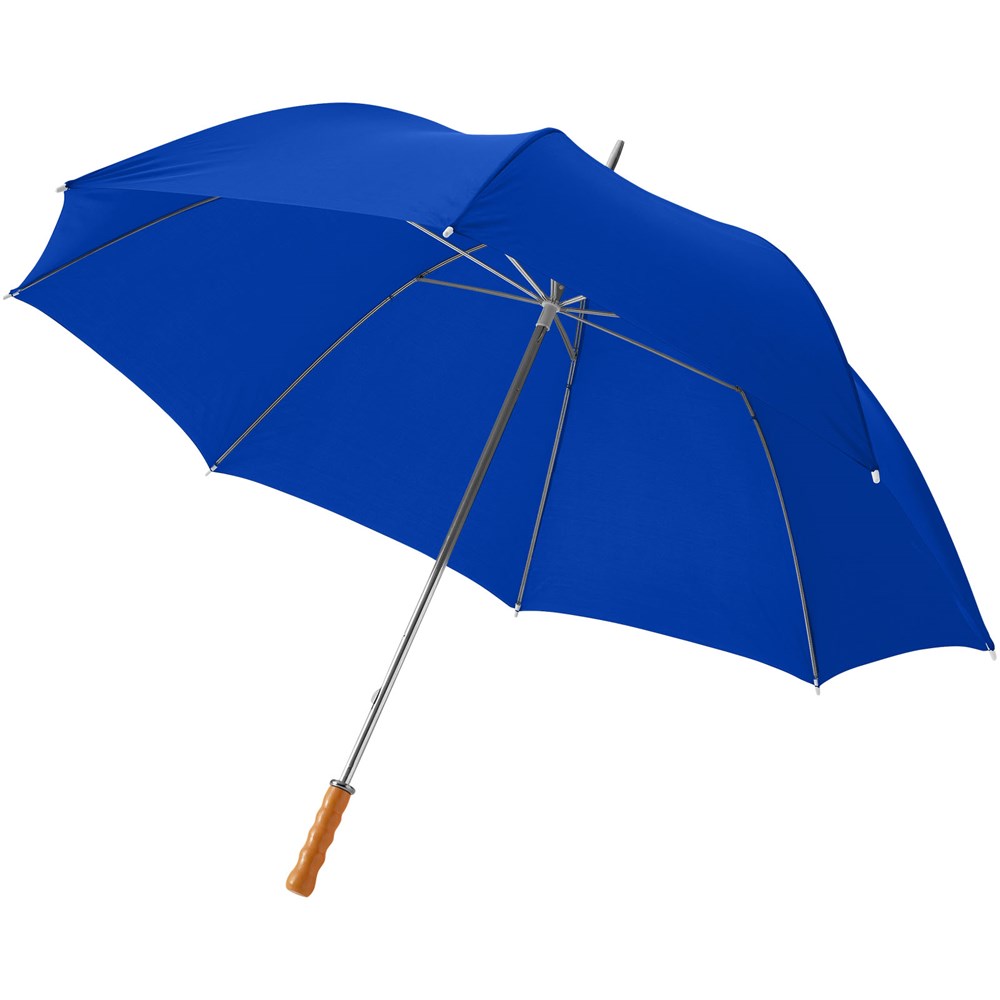 Karl 30" Golfschirm mit Holzgriff - royalblau