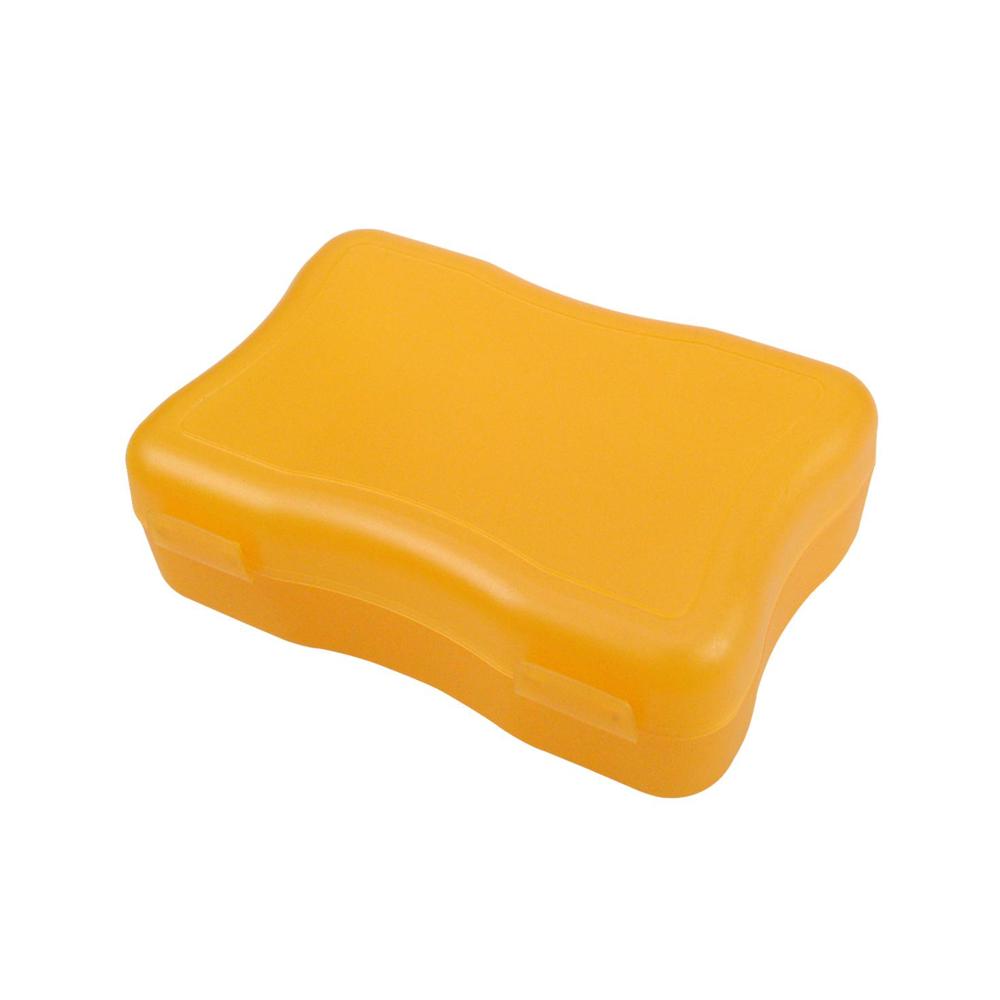 Brotzeitdose "Wave", klein - trend-orange PP