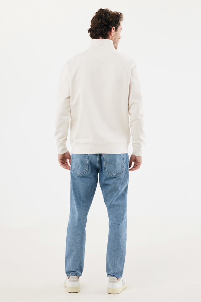 IQONIQ Elgon Quarter-Zip-Sweater aus rec. Baumwolle