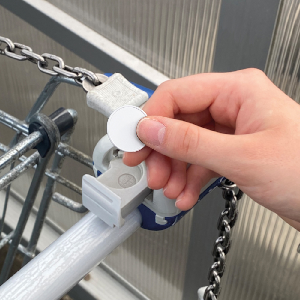 Chiphalter mit 1€-Chip "Alpha"