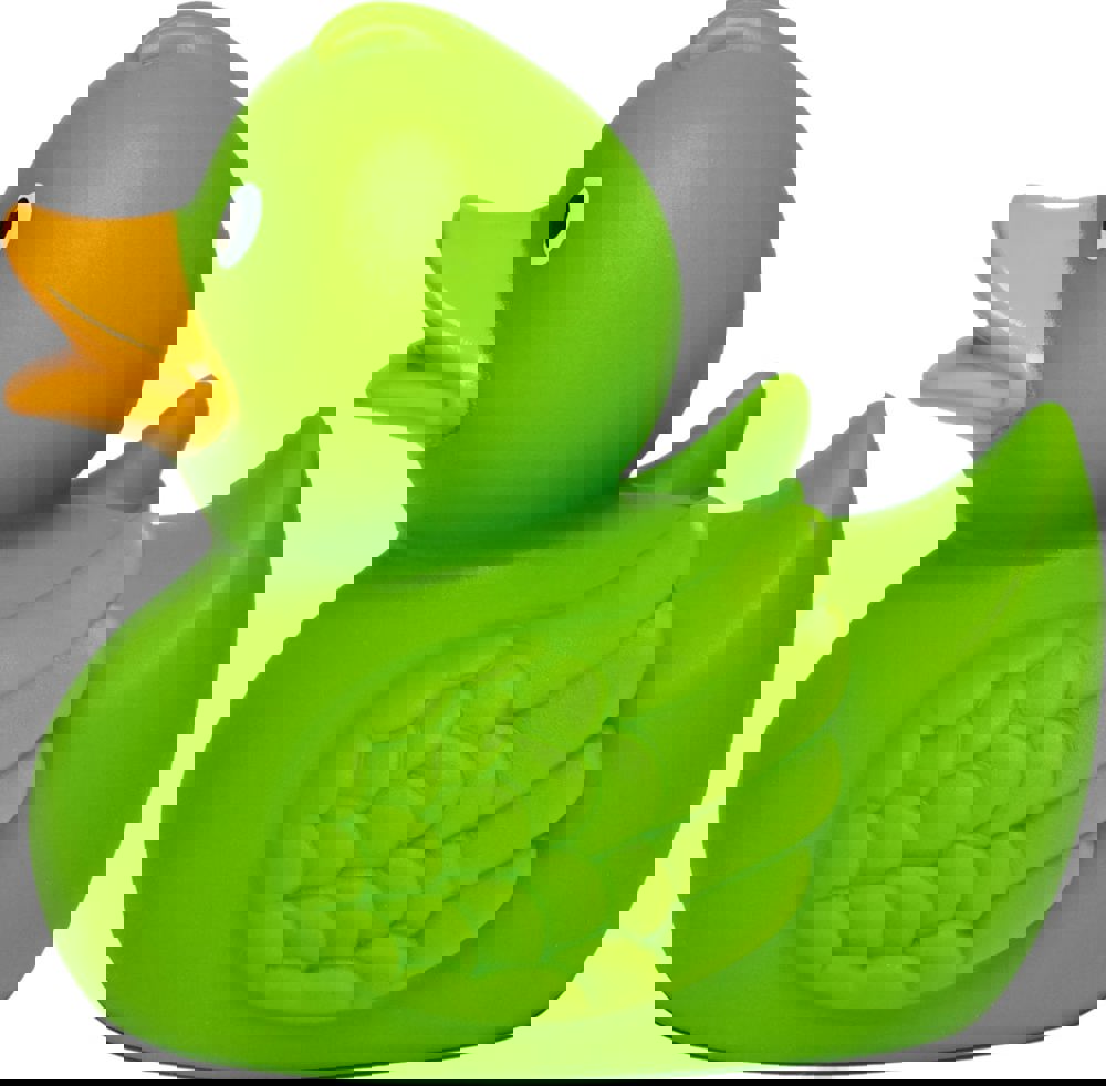 Quietsche-Ente, grün, 7,5 cm