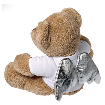 Mini-T-Shirt mit Flügeln, weiß, M