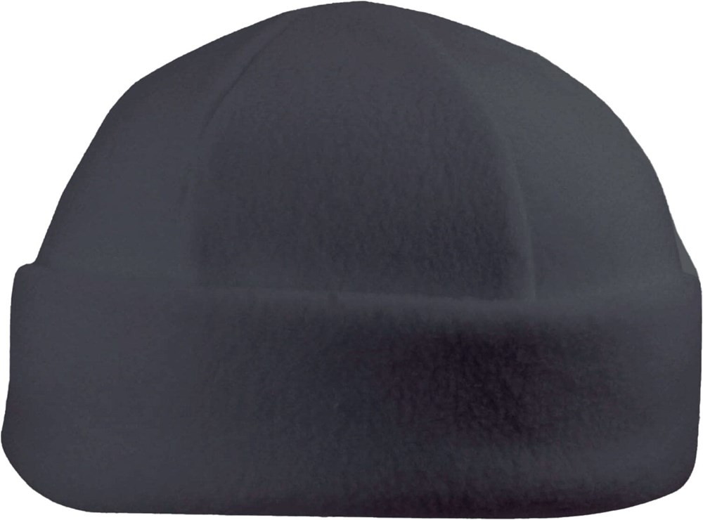 6 Panele Fleece Wintermütze - Dunkelgrau (PMS Cool Grey 11c) / Dunkelgrau