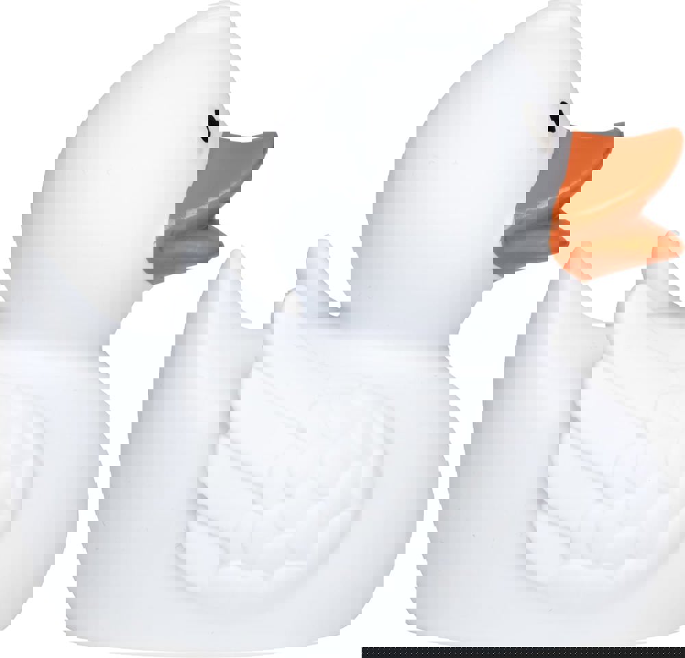 Quietsche-Ente, weiß, 7,5 cm