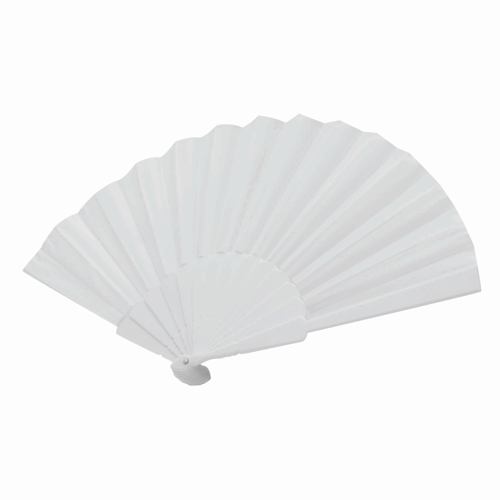 COOL RPET - Faltbarer Fächer - weiß