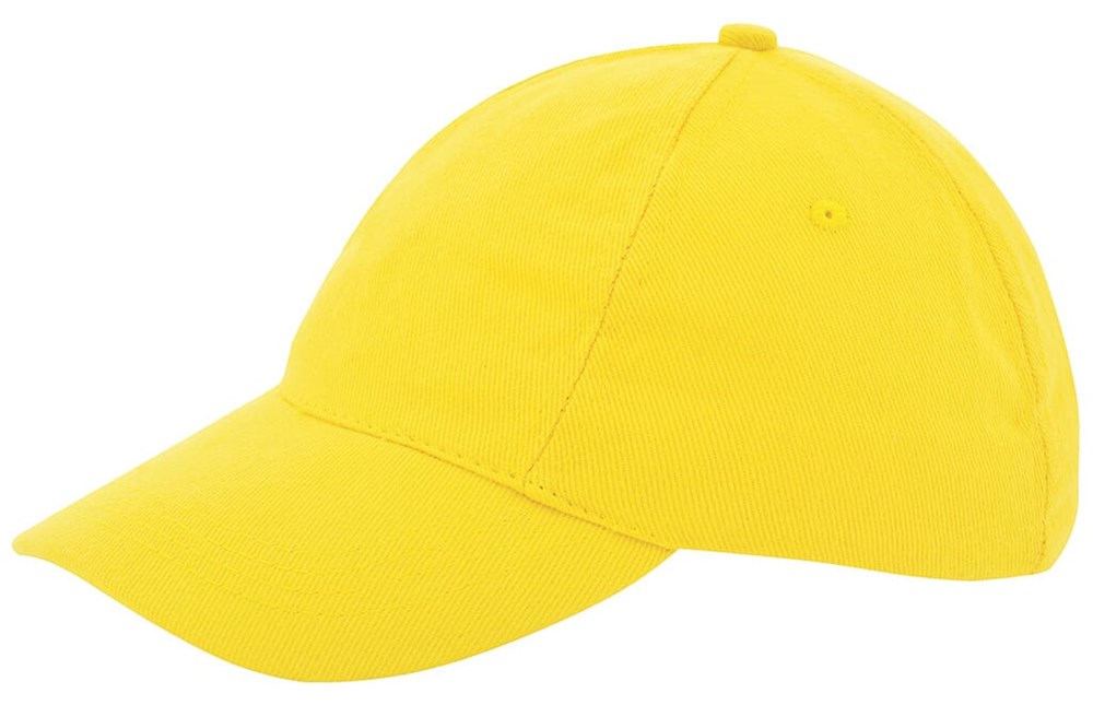 Kids Brushed Promo Cap - Gelb (PMS 101c) / Gelb