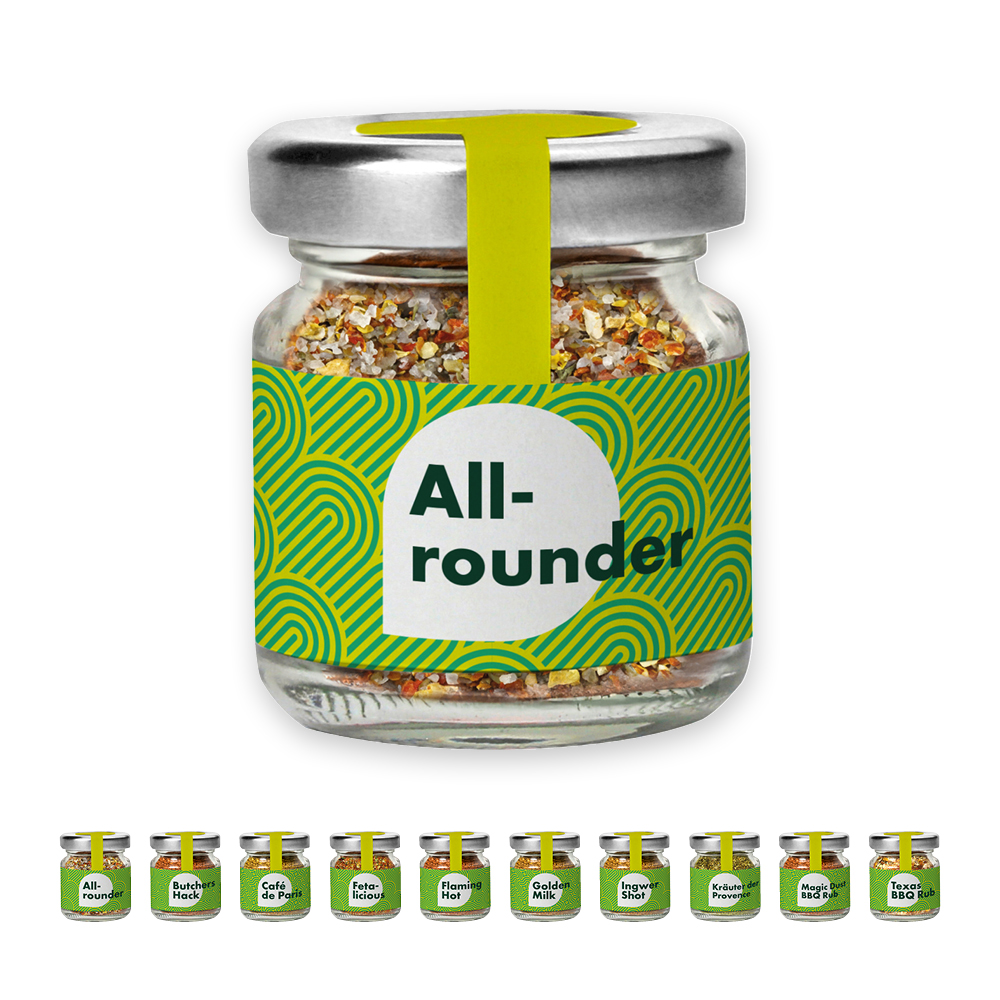 Gewürzmischung mini im Einzelglas