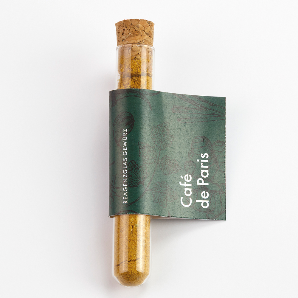 Reagenzglas mit Gewürzmischung