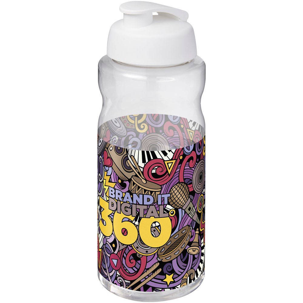 H2O Active® Big Base 1L Sportflasche mit Klappdeckel 