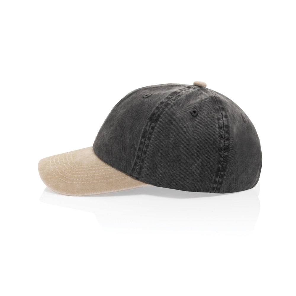 BEAU AWARE™ Two-Tone 6-Panel-Cap aus washed Cotton-Twill