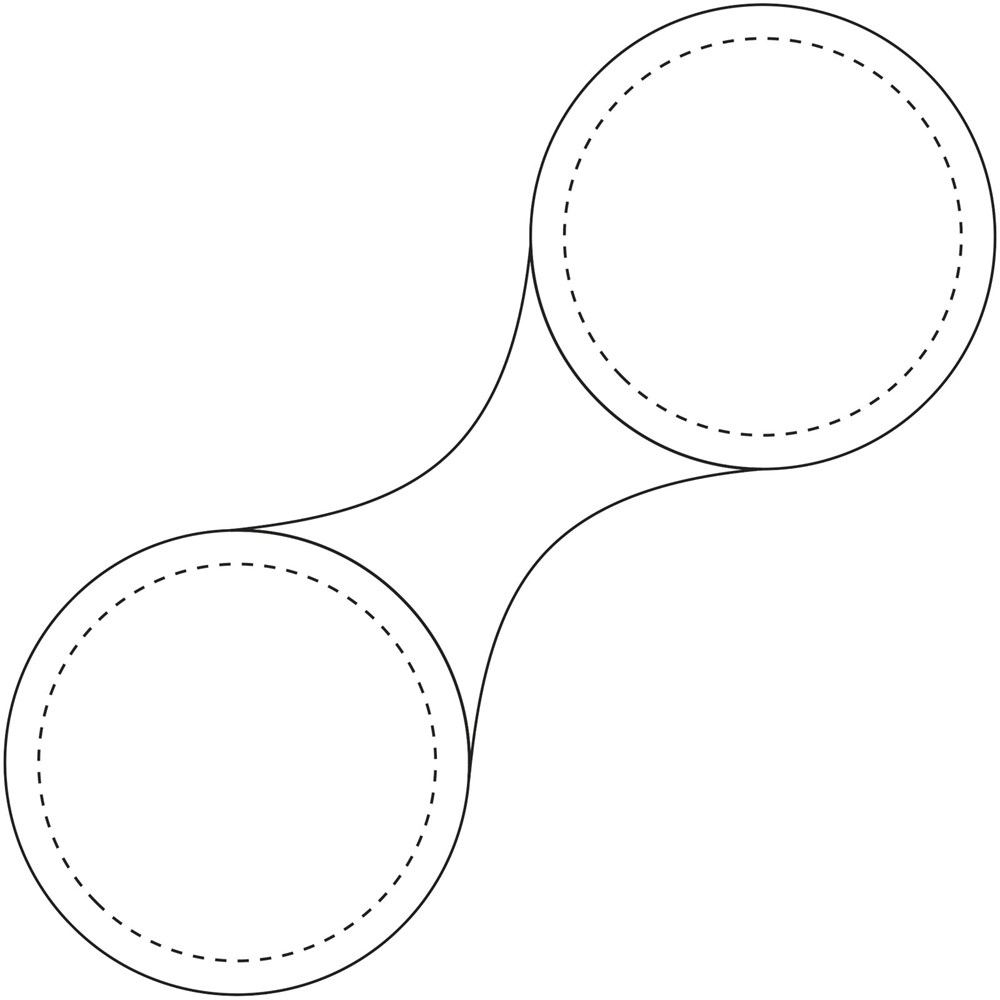 RFX™ M-10 Runder, reflektierender TPU-Magnet, klein