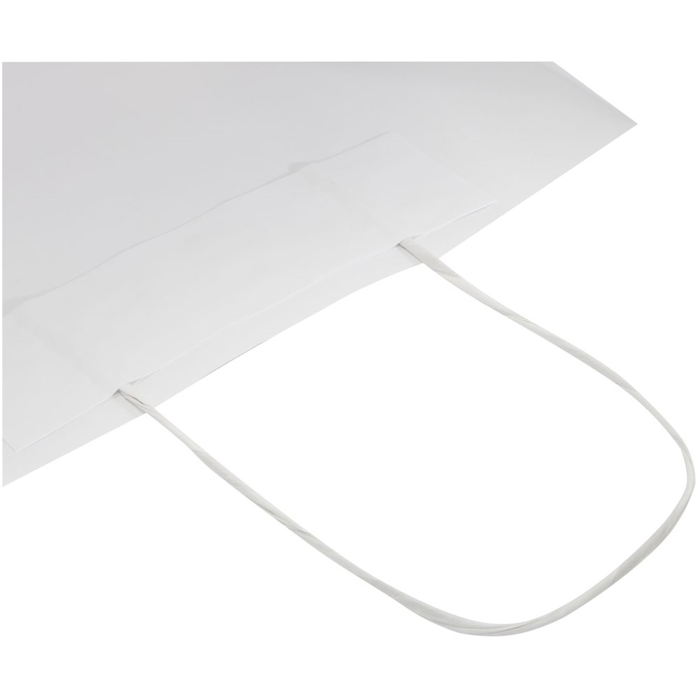 Kraftpapiertasche 120 /m² mit gedrehten Griffen – 24 × 9 × 24 cm