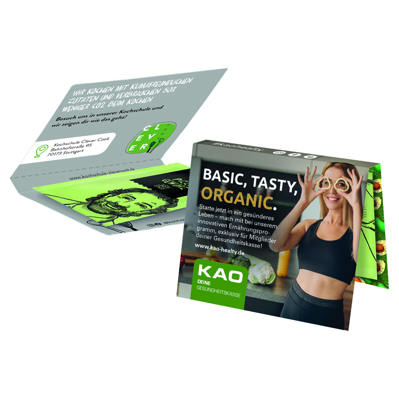 Werbekarte Midi, Just Spices Pizza Gewürz