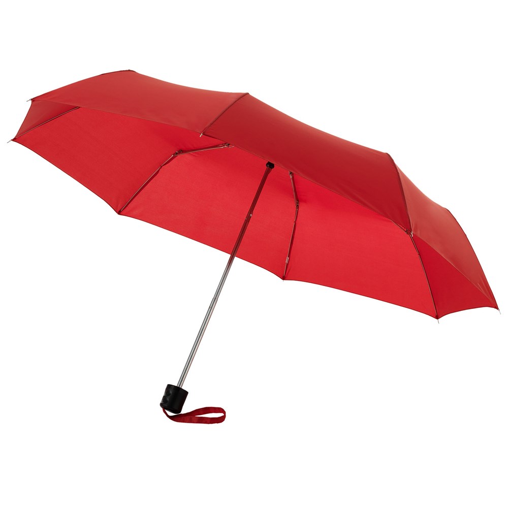 Ida 21,5" Kompaktregenschirm - rot