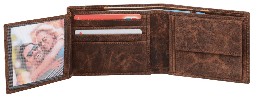 WILDERNESS I - Echtleder-Geldbörse