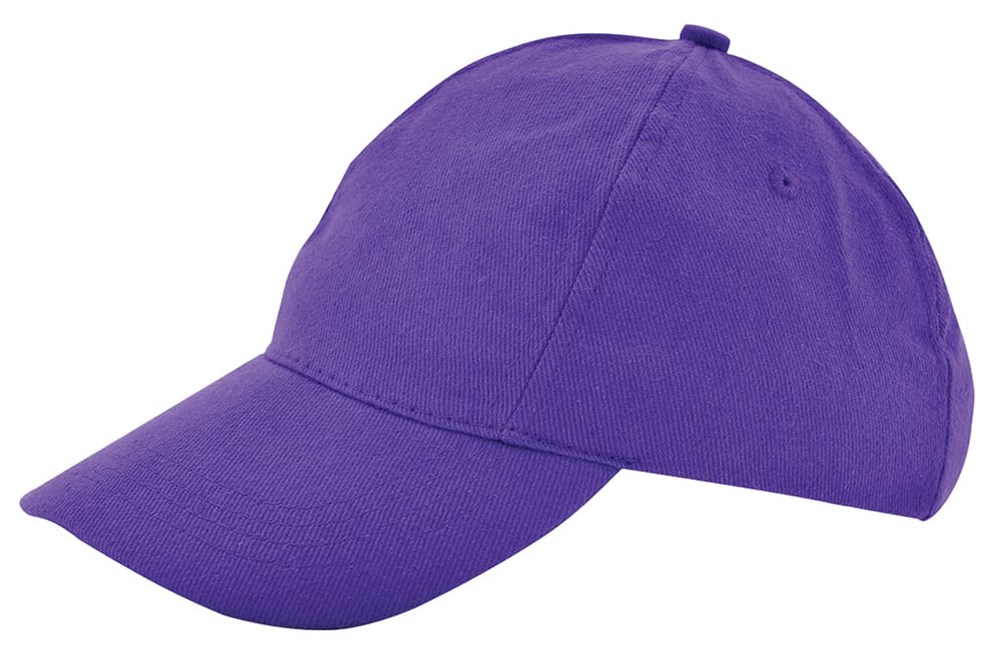 Kids Brushed Promo Cap - Lila (PMS 268c) / Lila