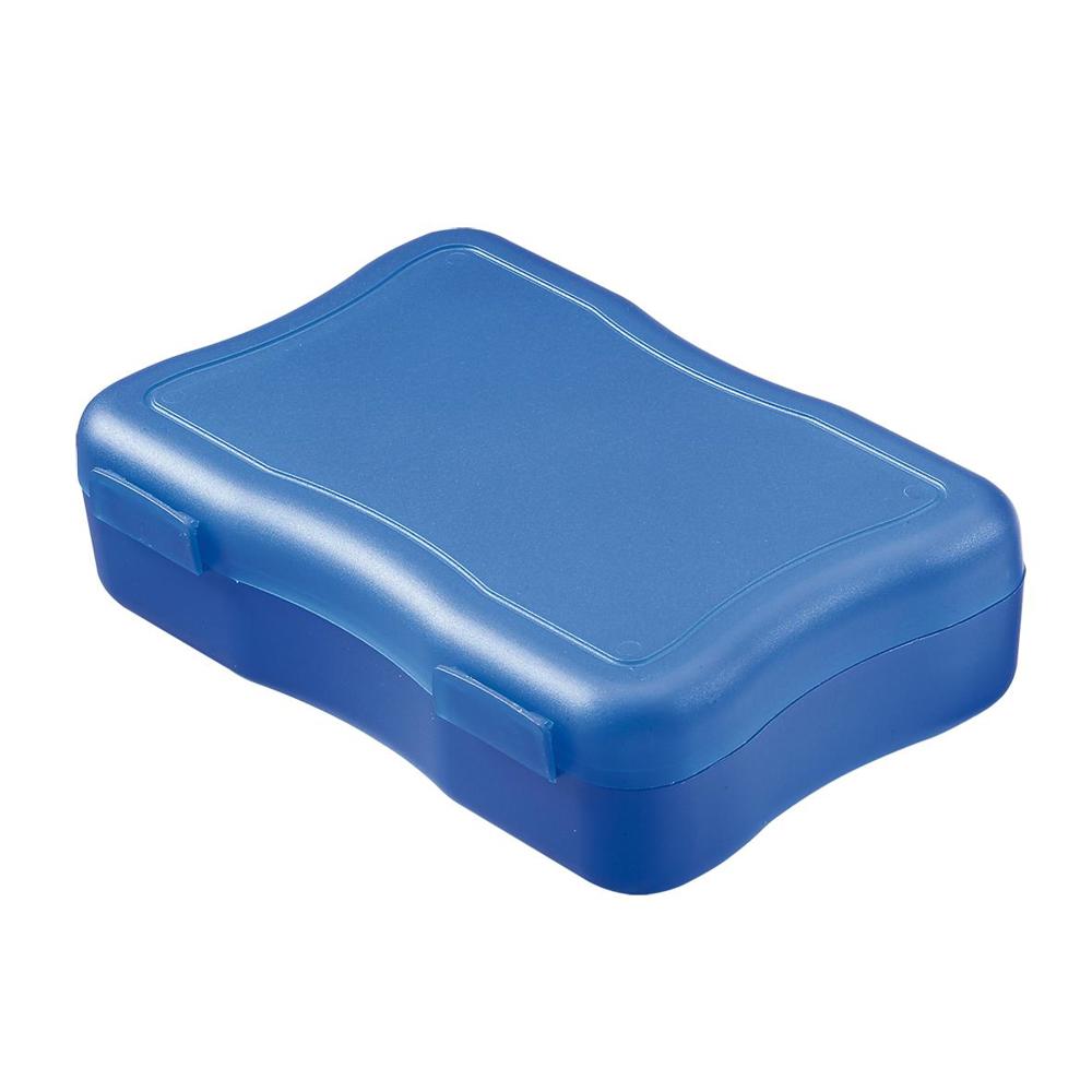 Brotzeitdose "Wave", mittel - standard-blau PP