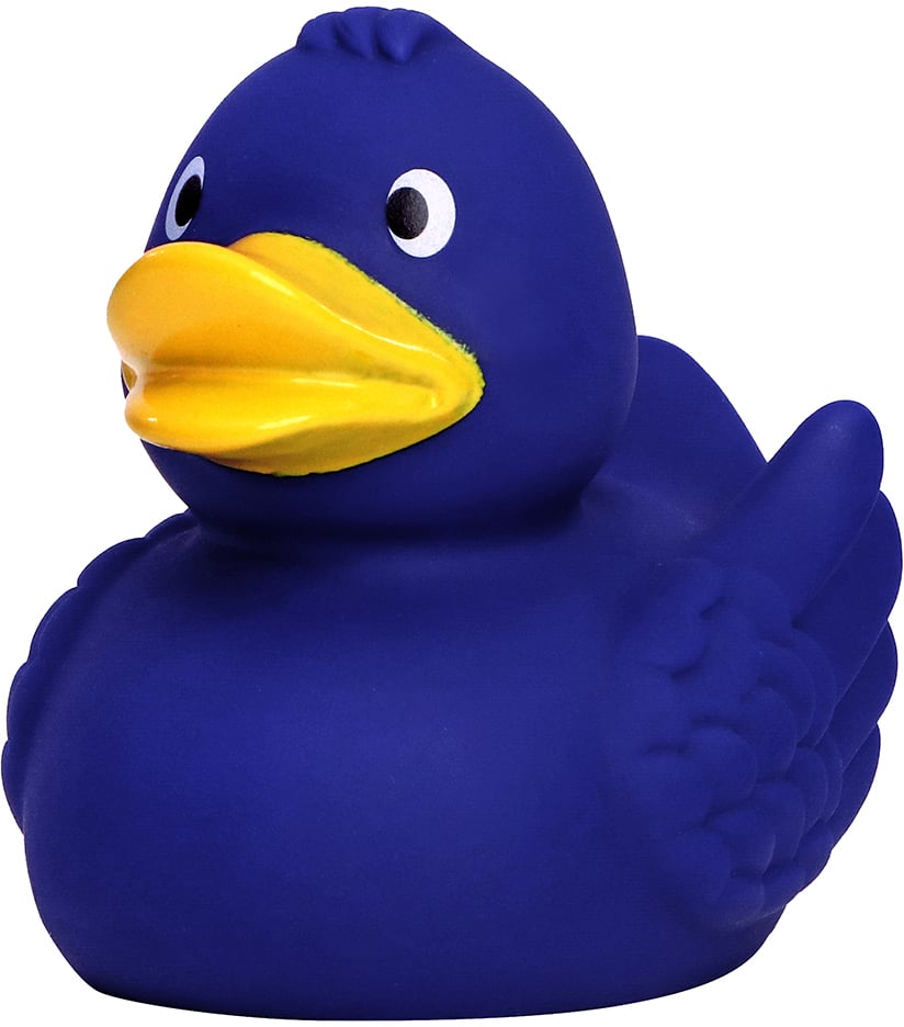 Quietsche-Ente, blau, 7,5 cm