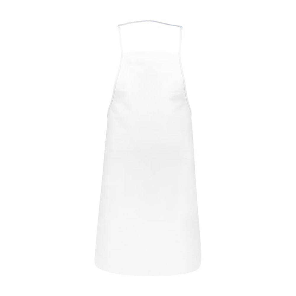 Basic Latzschürze 80x60 cm - Weiß (WHITE) / Weiß