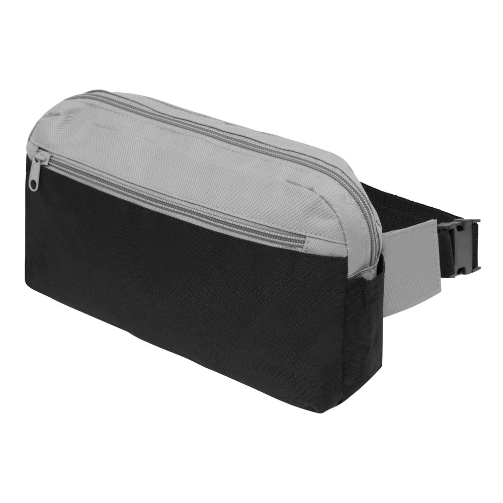 CLOSE-BY - Gürteltasche - hellgrau, schwarz