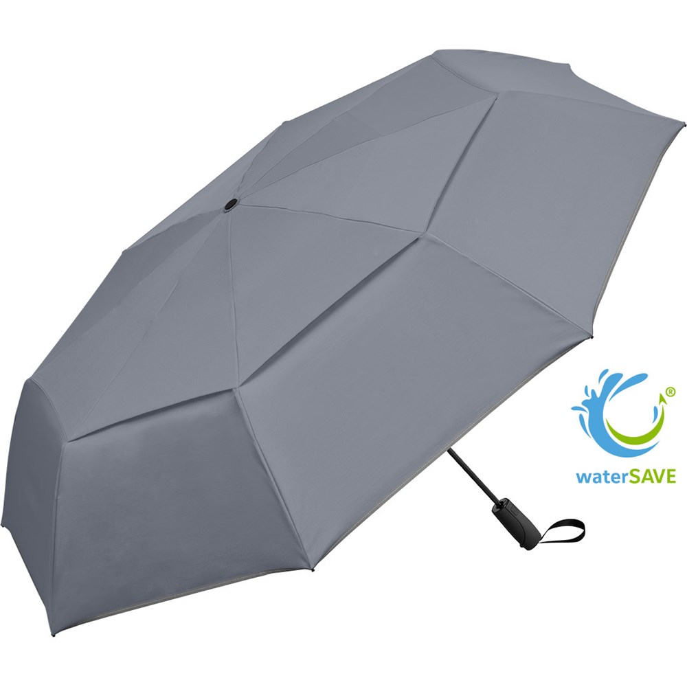 5602 AOC-Gäste-Taschenschirm Jumbomagic® Windfighter® 2.0 - grau wS