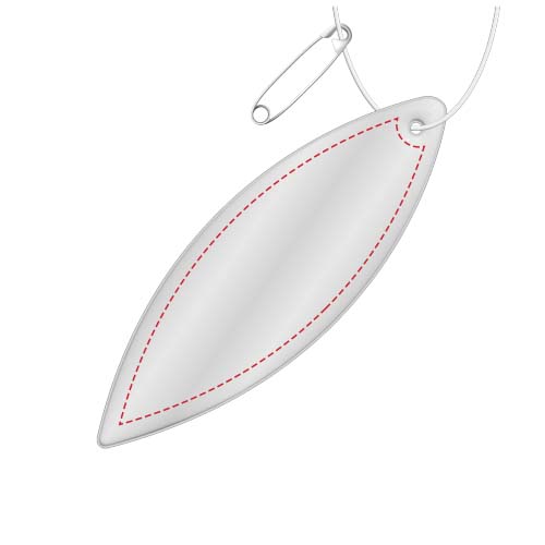 RFX™ H-12 ellipsenförmiger reflektierender PVC-Anhänger