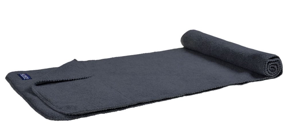 Fleece-Schal deluxe - Dunkelgrau (PMS Cool Gray 11c) / Dunkelgrau
