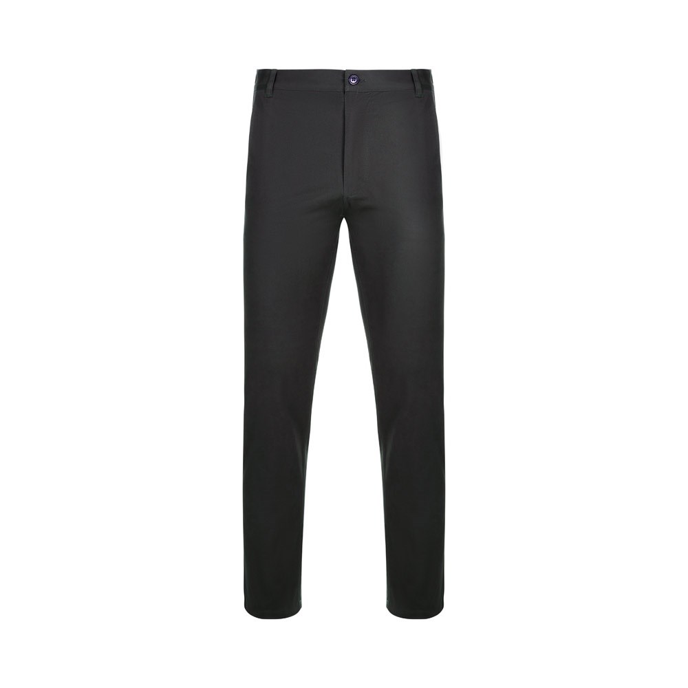 VL VISHNU. Unisex Stretch-Chinohose (260g/m²), aus Baumwolle (98%) und Elastan (2%) - Schwarz