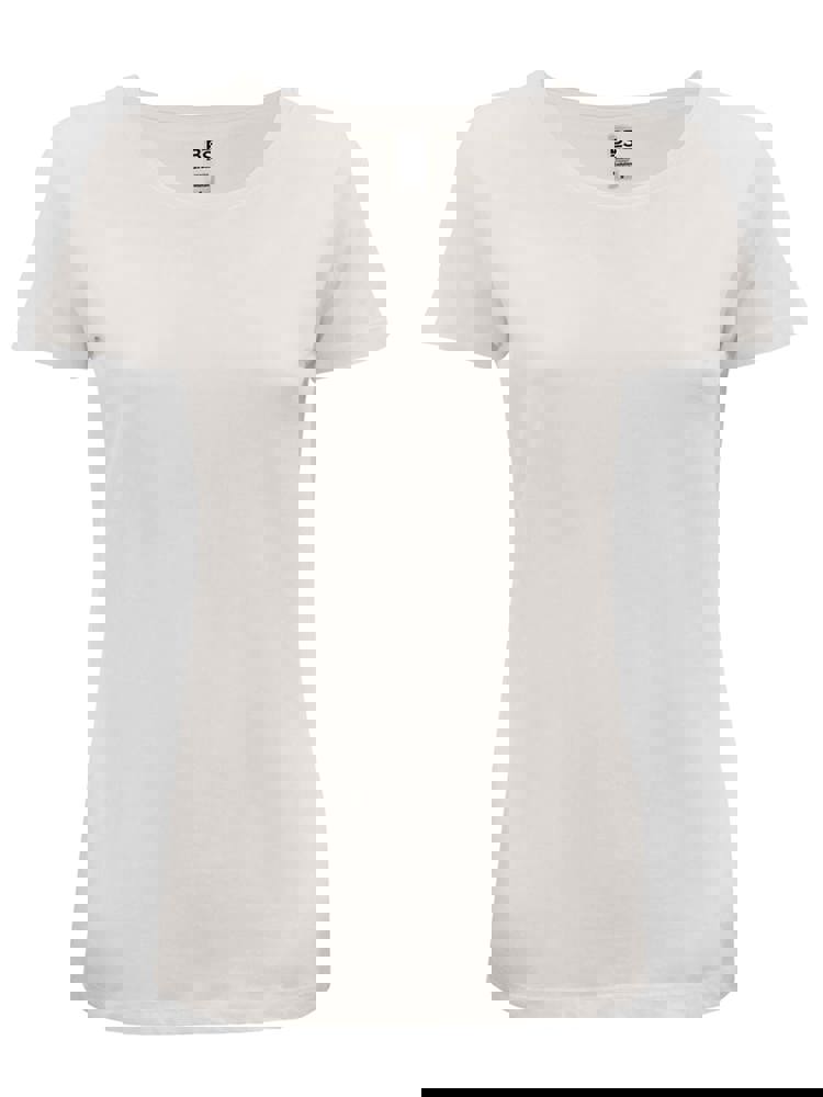 BS Evolution Damen T-Shirt, 150 gr/m² - Helles Weiß