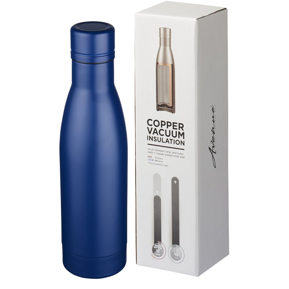 Vasa 500 ml Kupfer-Vakuum Isolierflasche - blau