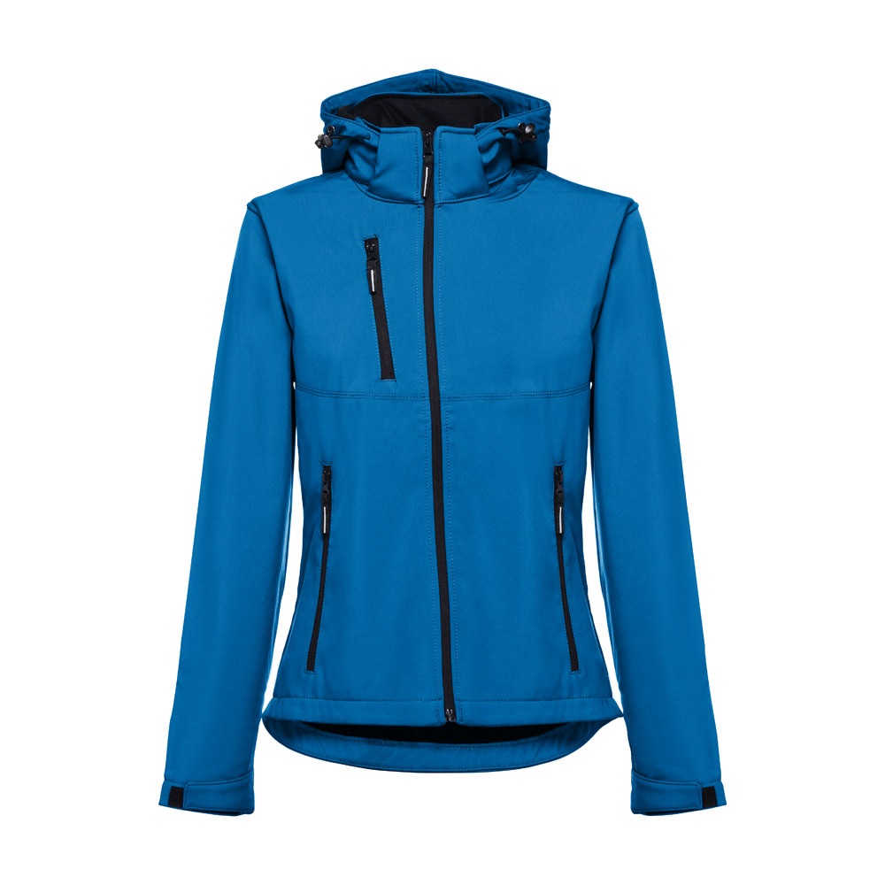 THC ZAGREB WOMEN. Gürtel-Softshell-Jacke für Damen - Petrol