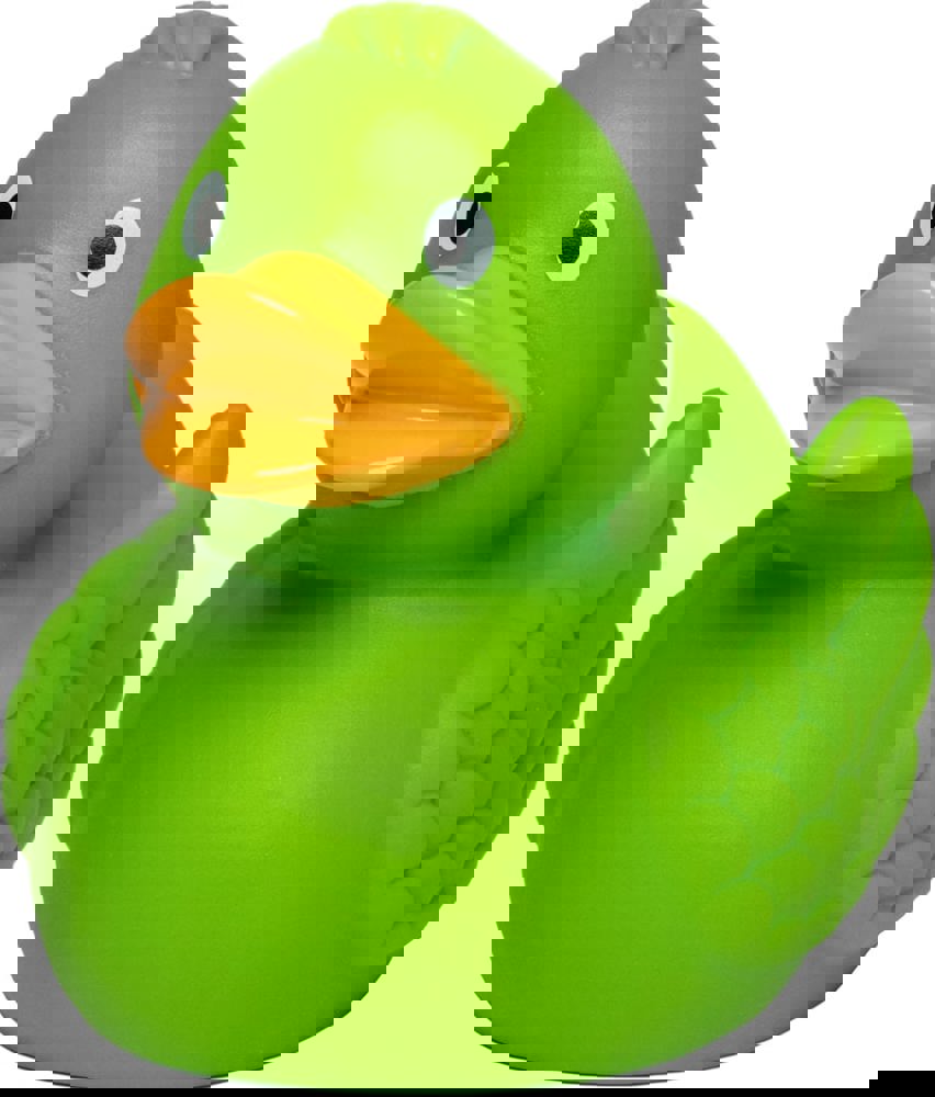 Quietsche-Ente, grün, 7,5 cm