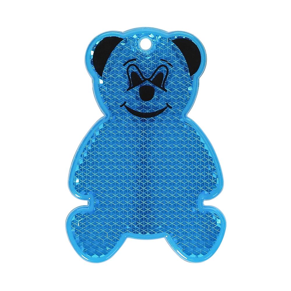 Reflektor "Bär" - transparent-blau